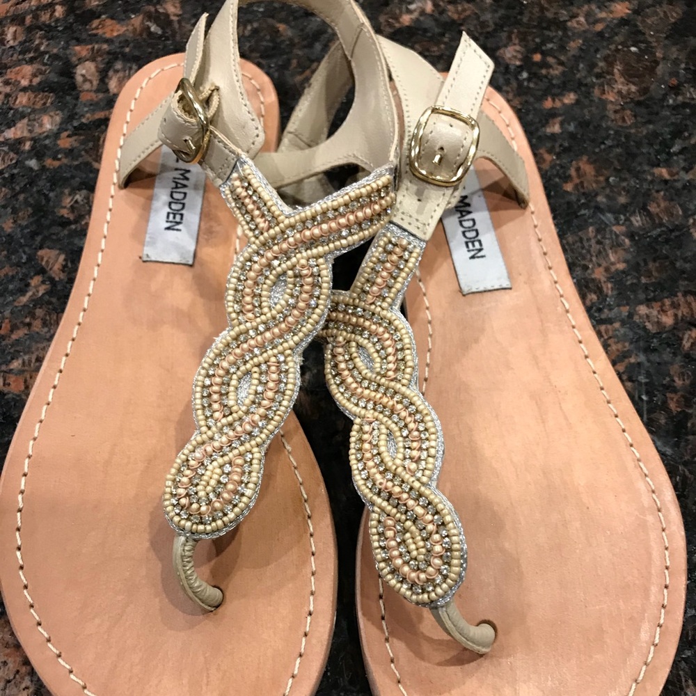 Beaded sandals